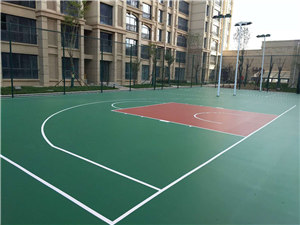 硅pu籃球場