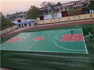 硅pu籃球場